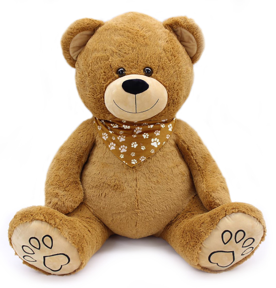(Mis 3+) ORSO c/bandana Peluche 23cm…x12…x60